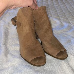 Lucky open toed booties